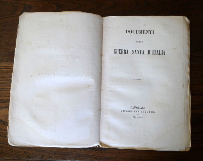 DOCUMENTI DELLA GUERRA SANTA D'ITALIA.Fasc.11°,1850 Elvetica[storia Risorgimento | Immagine Gallery 3