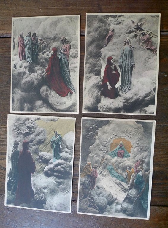 Domenico Mastroianni,24 TAVOLE ILLUSTRATE.DANTE,LA DIVINA COMMEDIA[foto sculture