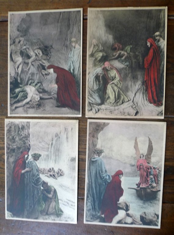 Domenico Mastroianni,24 TAVOLE ILLUSTRATE.DANTE,LA DIVINA COMMEDIA[foto sculture