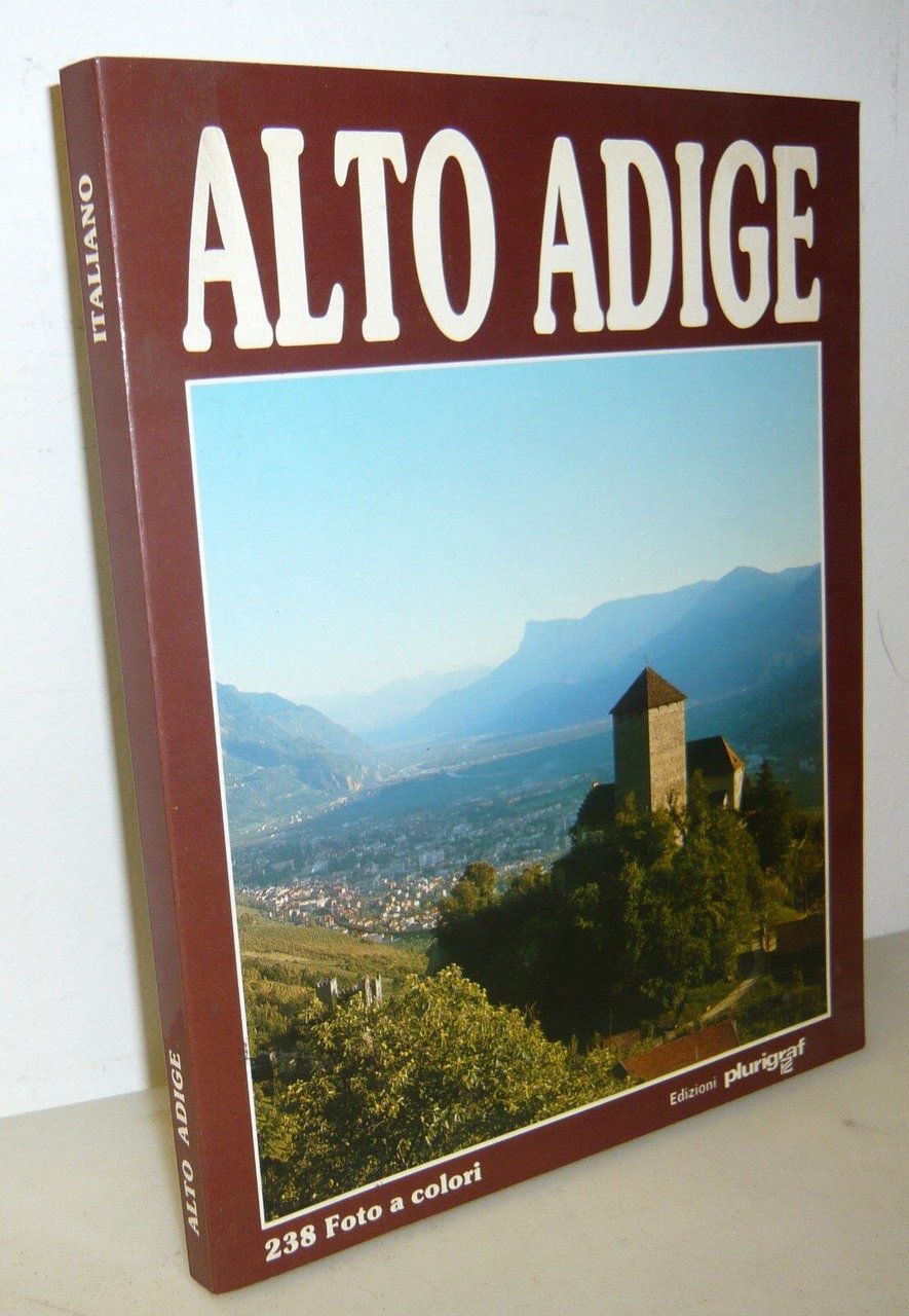 Donati,ALTO ADIGE,1988 Plurigraf[guida illustrata,escursioni,Trentino