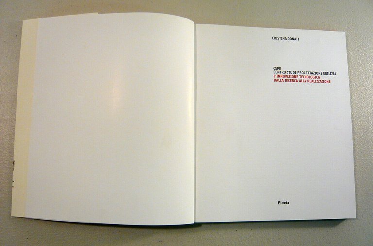 Donati,CENTRO STUDI PROGETTAZIONE EDILIZIA,2007 Electa[architettura