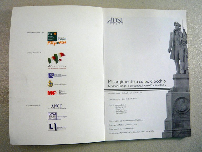 Dorello/Lodi,RISORGIMENTO A COLPO D’OCCHIO.Modena:luoghi e personaggi,2011