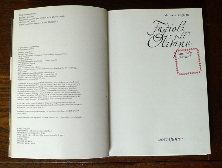 Draghetti,FAGIOLI SULL'OLIMPO.ANNIBALE CARRACCI,2006 Motta Junior[arte