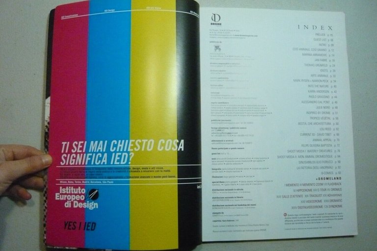 DROME MAGAZINE 8/2006.Arti/culture/visioni[MARINA ABRAMOVIC,JAN FABRE