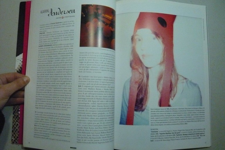 DROME MAGAZINE 8/2006.Arti/culture/visioni[MARINA ABRAMOVIC,JAN FABRE