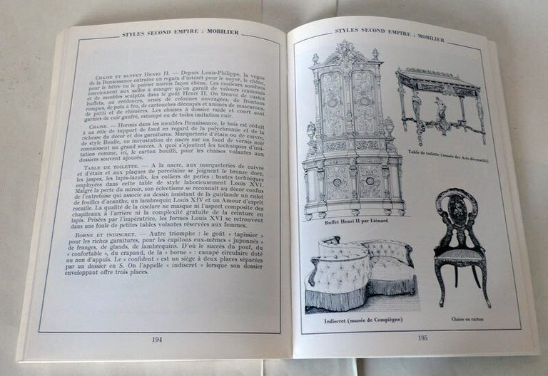 Ducher,CARACTERISTIQUE DES STYLES,1988[stili,arte decorativa,mobili,architettura