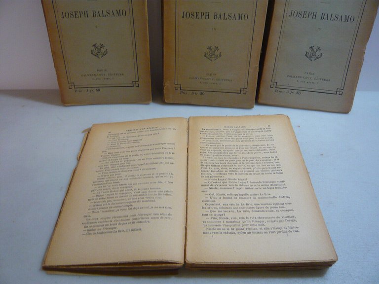 Dumas,JOSEPH BALSAMO,Parigi,1925[francese