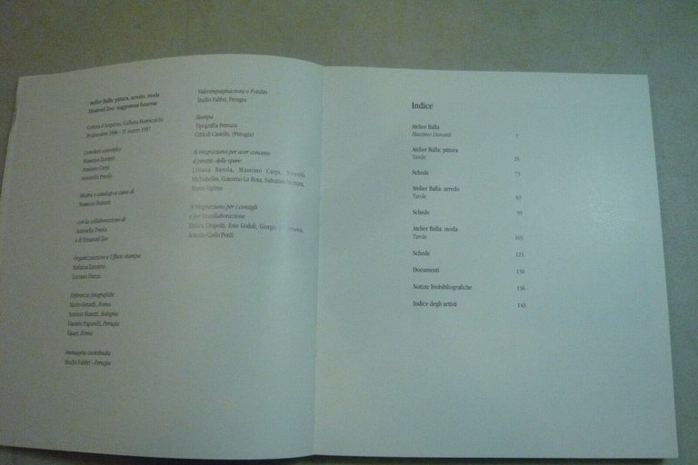 Duranti-Pesola,ATELIER BALLA, 1996[futurismo