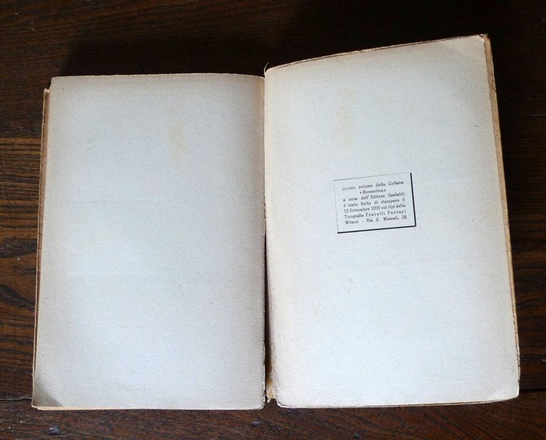 Dusolina Cimadomo Lanfranconi,IL RAMAIO.Romanzo,1955 Gastaldi editore[ROMANTICA