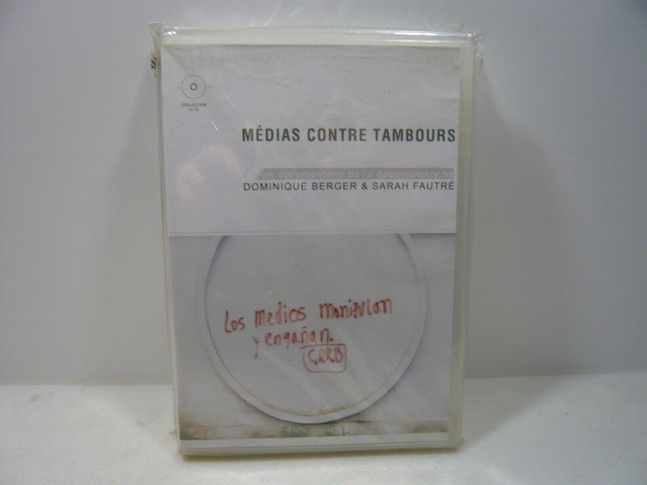 DVD Berger,Fautrè MEDIAS CONTRE TAMBOURS 2004, Belgio[Hugo Chavez, documentario