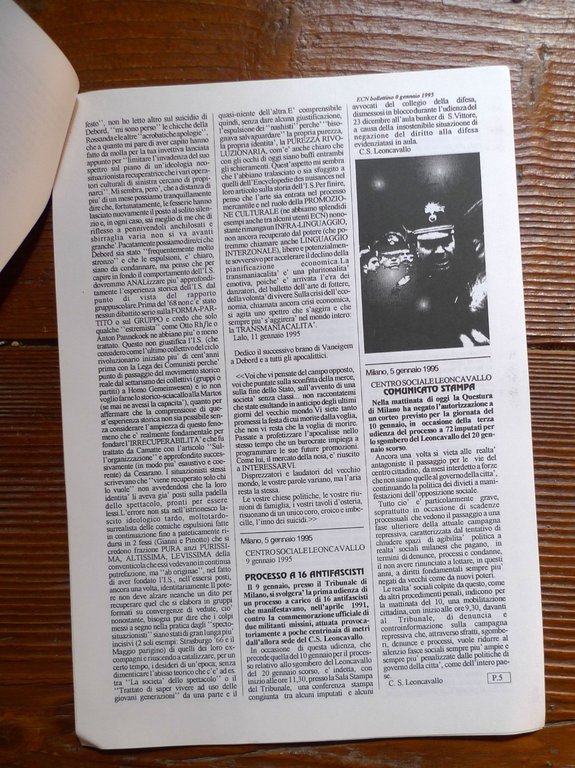ECN(EUROPEAN COUNTER NETWORK)BOLLETTINO 0 gen.'95[hacktivism,controinformazione | Immagine Gallery 4