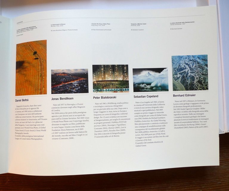 ECOSHPERA PORTFOLIO,UTET 2010[AMBIENTE,FOTOGRAFIA,Sebastião Salgado,Zambardino
