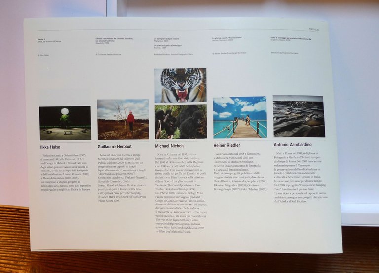 ECOSHPERA PORTFOLIO,UTET 2010[AMBIENTE,FOTOGRAFIA,Sebastião Salgado,Zambardino