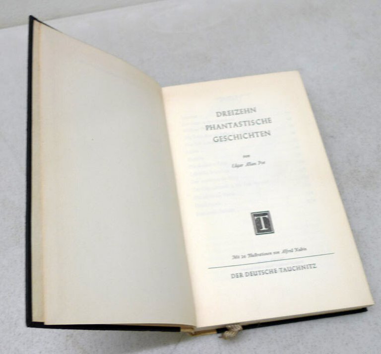 Edgar Allan Poe,DREIZEHN PHANTASTISCHE GESCHICHTEN,1955 Tauchnitz