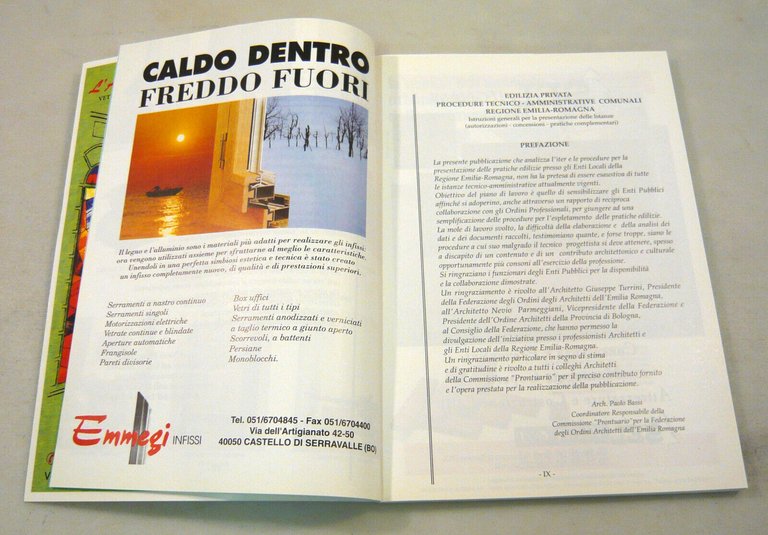 EDILIZIA PRIVATA.PROCEDURE TECNICO AMMINISTRATIVE[EMILIA ROMAGNA,Architettura