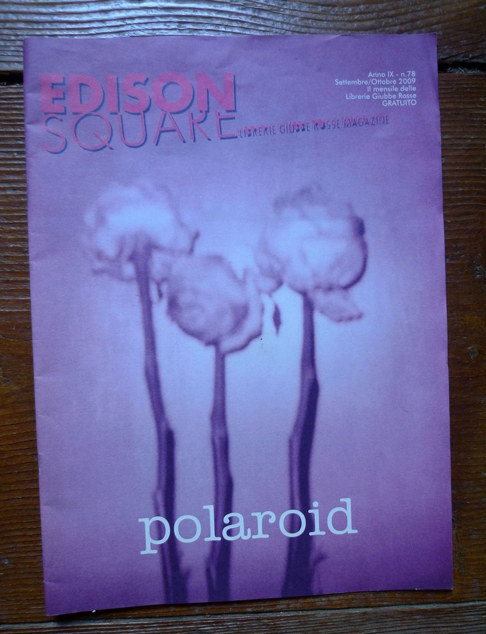 EDISON SQUARE n.78 2009.Librerie Giubbe Rosse Magazine,Firenze | Immagine principale