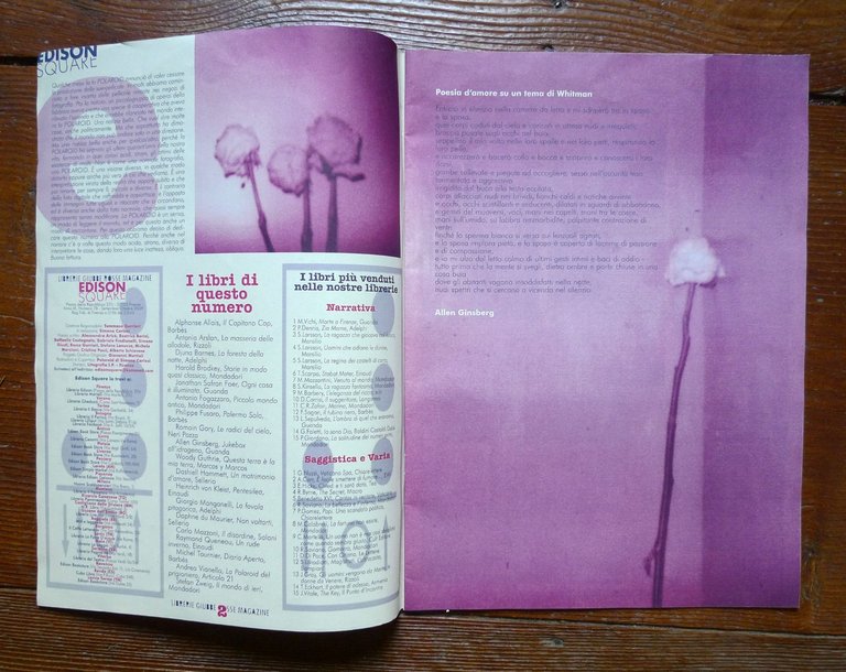 EDISON SQUARE n.78 2009.Librerie Giubbe Rosse Magazine,Firenze | Immagine Gallery 2
