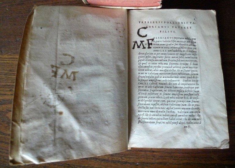Egnazio,TREBELLIUS POLLIO[.]EGNATIUS,De principibus Romanorum,1544[STORIA ROMANA