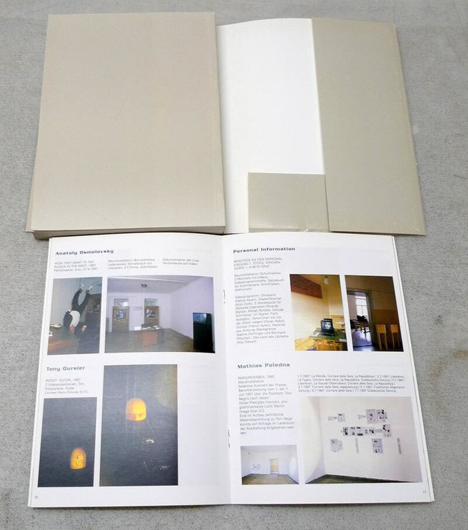 Eiblmayr,ZONES OF DISTURBANCE,1997 Steirischer Herbst[catalogo mostra,arte