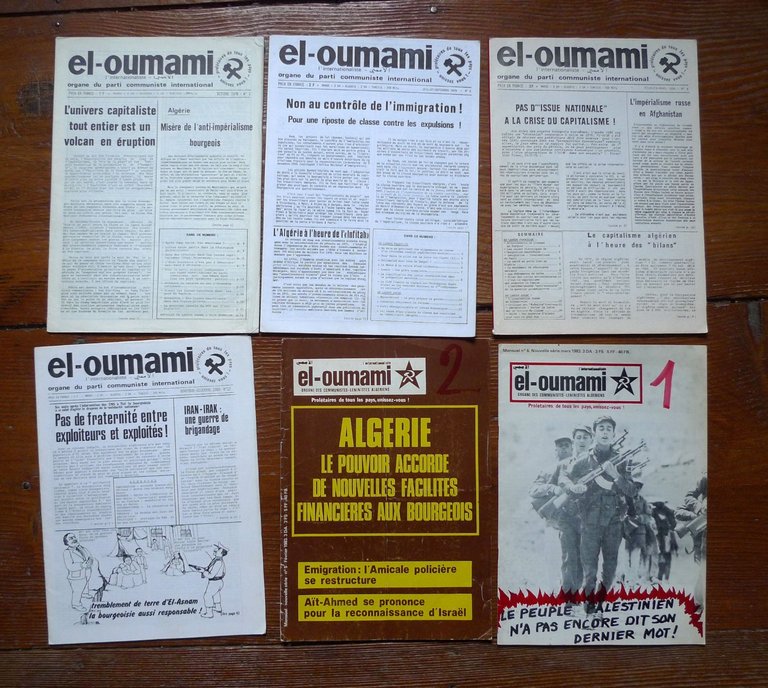 EL-OUMAMI-L'INTERNATIONALISTE.ORGANE DU PARTI COMMUNISTE INTERNATIONAL 1978-1983 | Immagine Gallery 1