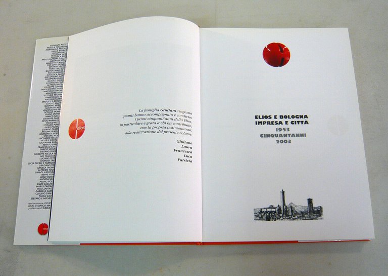 ELIOS E BOLOGNA IMPRESA E CITTÀ.1953-2003[storia locale,architettura,tipografia