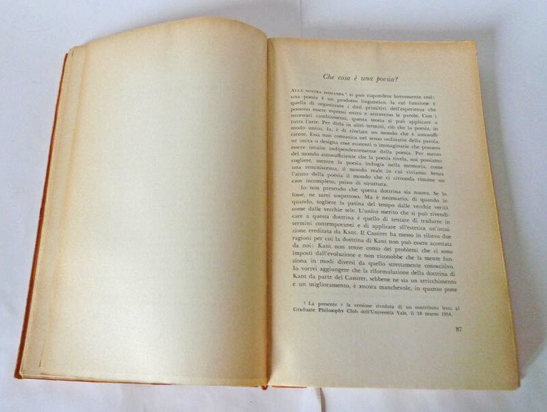 Eliseo Vivas,CREAZIONE E SCOPERTA,'58 Mulino[critica,estetica,James,Eliot,Dewey
