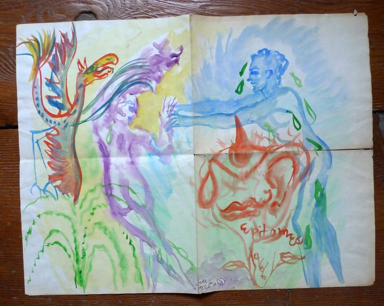 Elwin Volk,Dennis McCalib,EPITOMES 1967.MEMORIAM HENRI D'AMFREVILLE[poesia,arte | Immagine Gallery 6