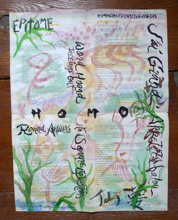 Elwin Volk,Dennis McCalib,EPITOMES 1967.MEMORIAM HENRI D'AMFREVILLE[poesia,arte | Immagine Gallery 7