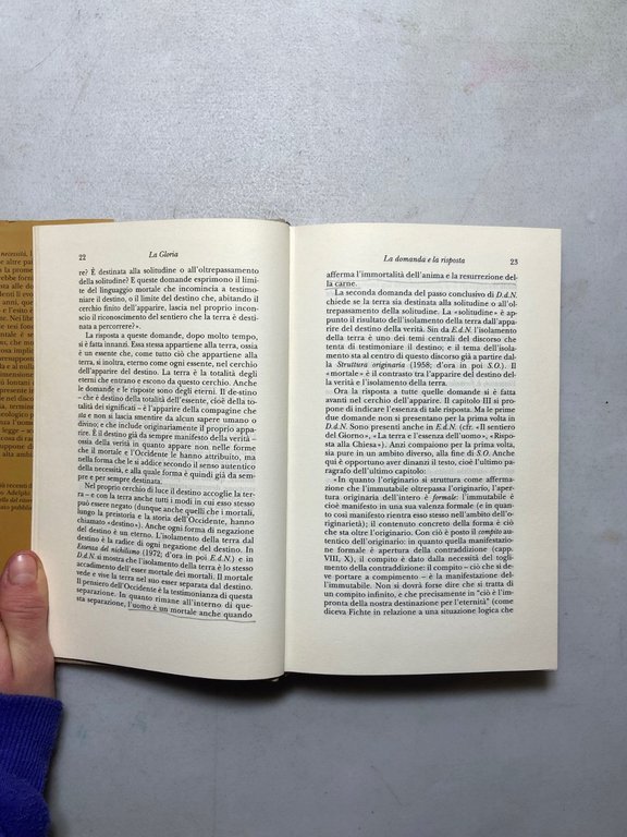 Emanuele Severino, LA GLORIA, Adelphi 2001 | Immagine Gallery 3