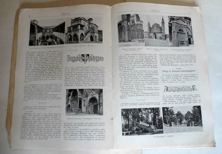EMILIA Romagna.GUIDE REGIONALI ILLUSTRATE,1921 Ferrovie dello Stato[storia