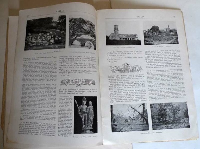 EMILIA Romagna.GUIDE REGIONALI ILLUSTRATE,1921 Ferrovie dello Stato[storia
