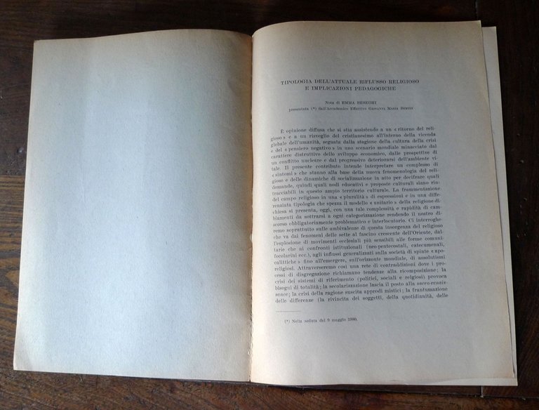 Emma Beseghi,RIFLUSSO RELIGIOSO E IMPLICAZIONI PEDAGOGICHE,1980[pedagogia | Immagine Gallery 2