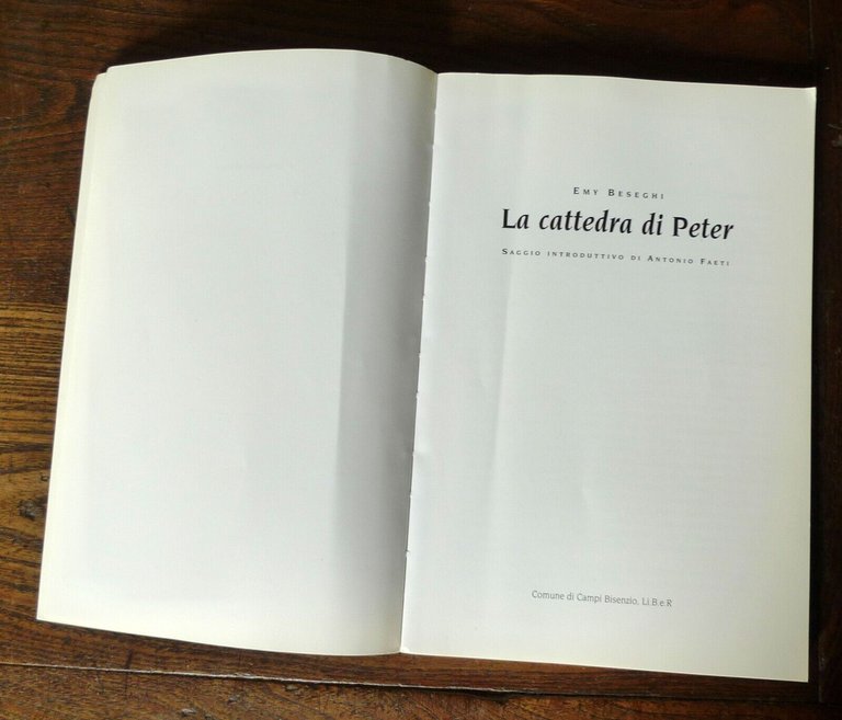 Emy Beseghi,LA CATTEDRA DI PETER,1996[libro per ragazzi,pedagogia,infanzia