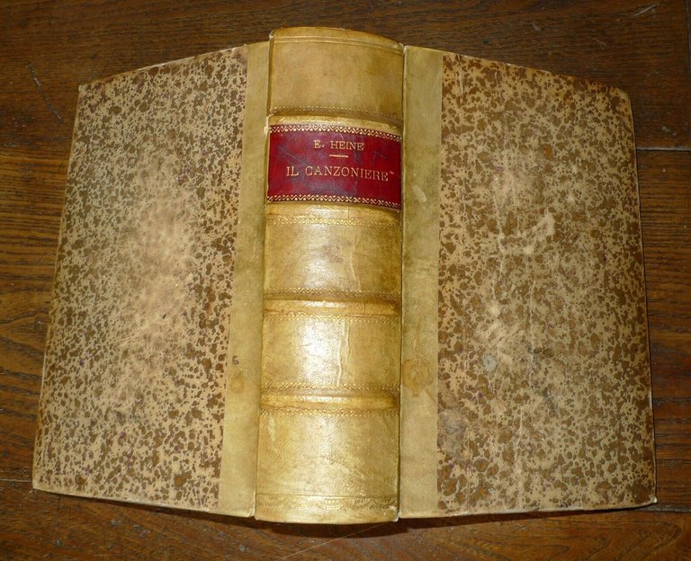 Enrico Heine,IL CANZONIERE.TRAD.BERNARDINO ZENDRINI,1884 Ulrico Hoepli[POESIA