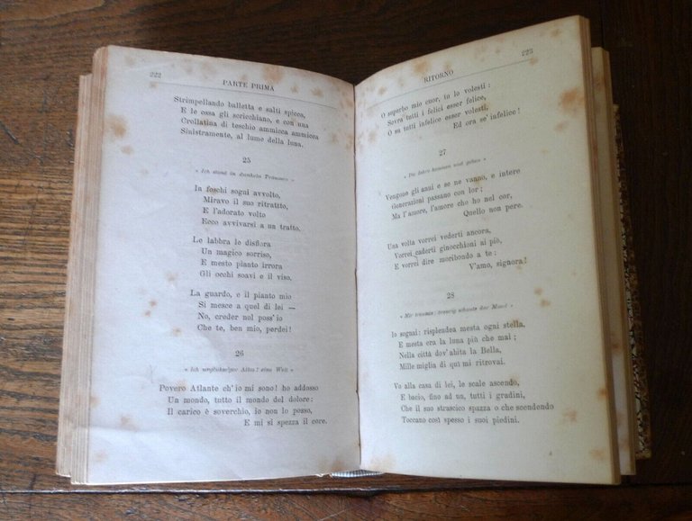 Enrico Heine,IL CANZONIERE.TRAD.BERNARDINO ZENDRINI,1884 Ulrico Hoepli[POESIA