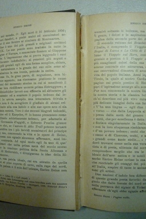 Enrico Heine,PAGINE SCELTE,Pallestrini & C. Milano, 1905[Antonino Cimino Foti