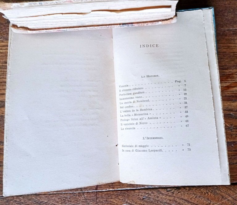 Enrico Panzacchi,RIME NOVELLE(LE HISTORIE,L'INTERMEZZO,TERRA),1898 Zanichelli