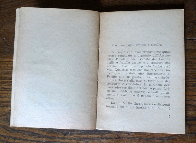 Enver Hoxha,LA NOSTRA POLITICA È UNA POLITICA APERTA.Discorso'74[storia,Albania
