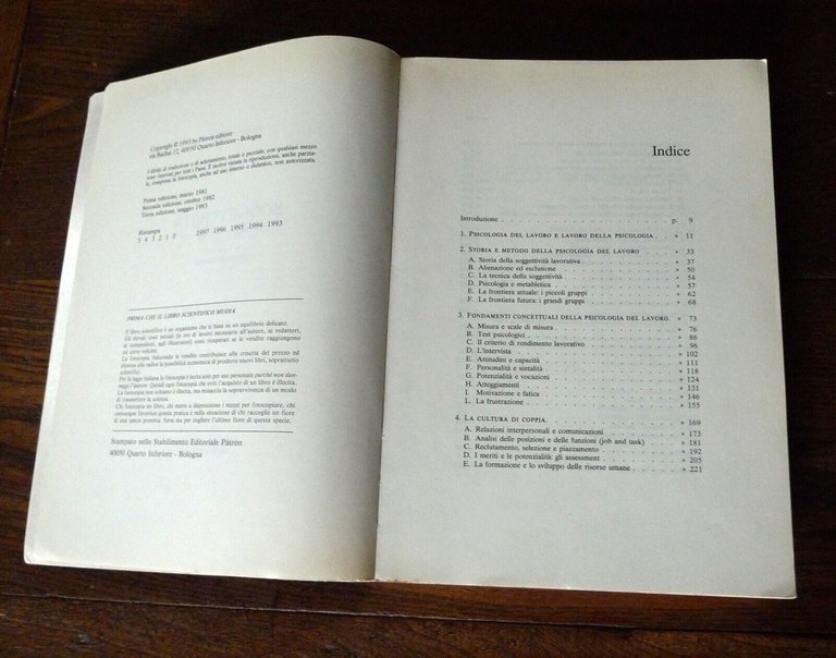 Enzo Spaltro,SOGGETTIVITÀ.Psicologia del lavoro,'93 Patron[organizzazione,gruppo
