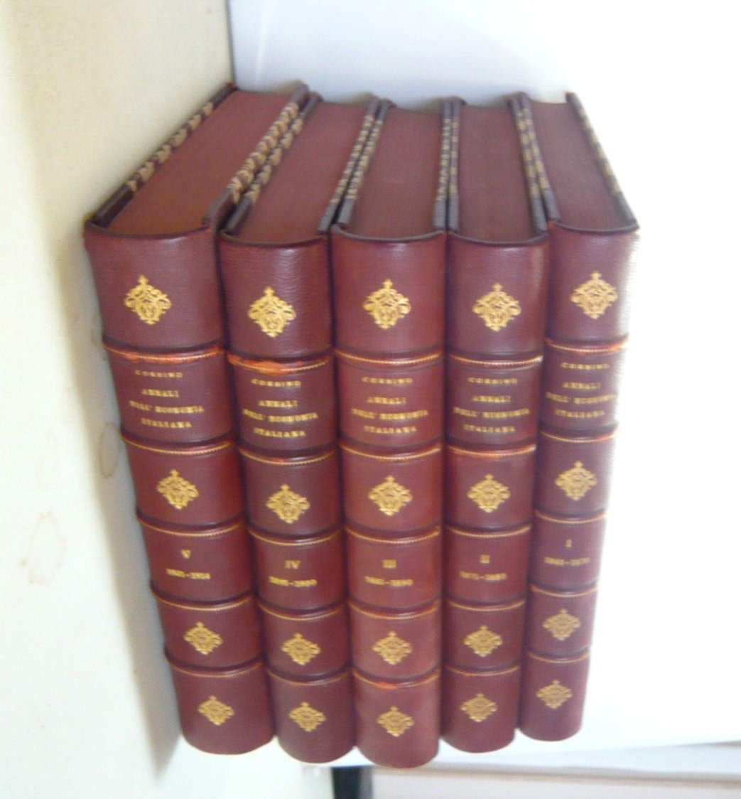 Epicarmo Corbino,ANNALI DELL’ECONOMIA ITALIANA,Città di Castello, 1931-38