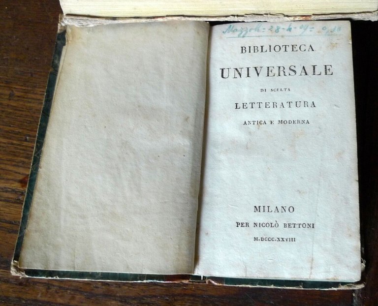 EPISTOLE FAMIGLIARI DI M.T.CICERONE,1828 Bettoni[tr.Guido di Reggio/Aldo Manuzio