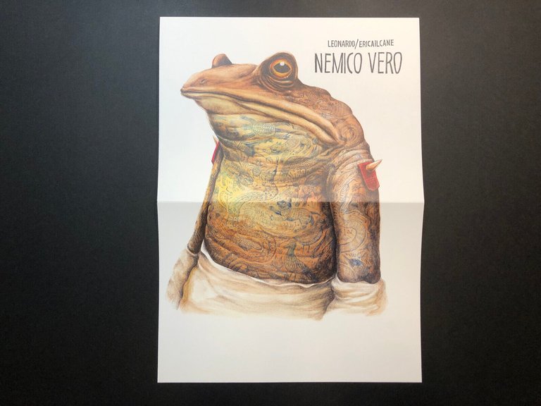 Ericailcane NEMICO VERO, Modo Infoshop 2023 [disegni, illustrazione, STREET ART