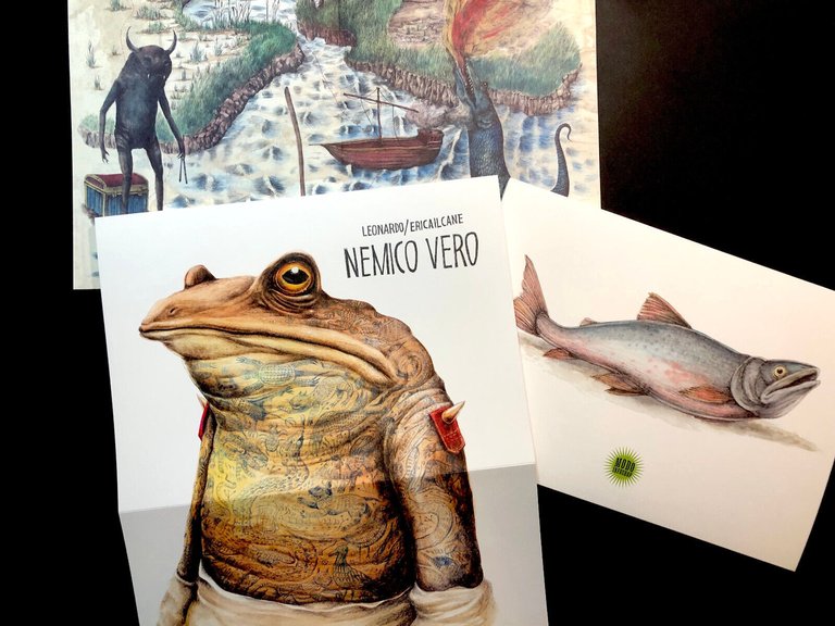 Ericailcane NEMICO VERO, Modo Infoshop 2023 [disegni, illustrazione, STREET ART