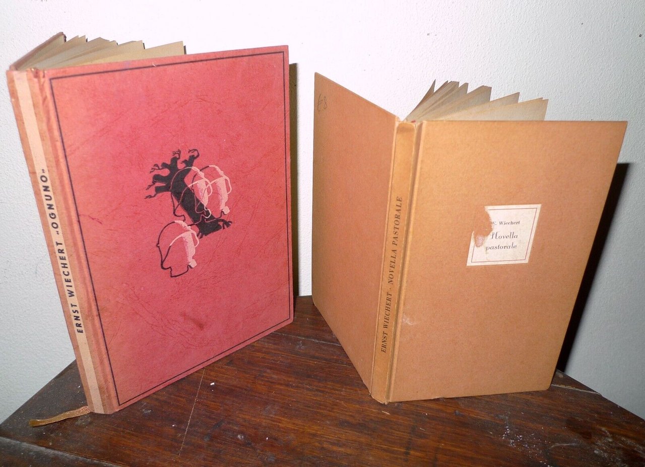 Ernst Wiechert,OGNUNO.STORIA D'UNO SENZA NOME/NOVELLA PASTORALE,1947 Frassinelli