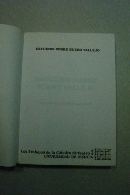 ESTUDIOS SOBRE BUERO VALLEJO,Edicion de Mariano de Paco, 1984