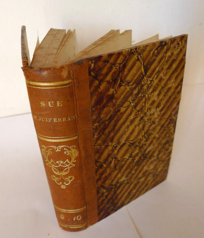 Eugène Sue,LE JUIF ERRANT,tome IX-X,1845 Meline,Bruxelles[L'ebreo errante