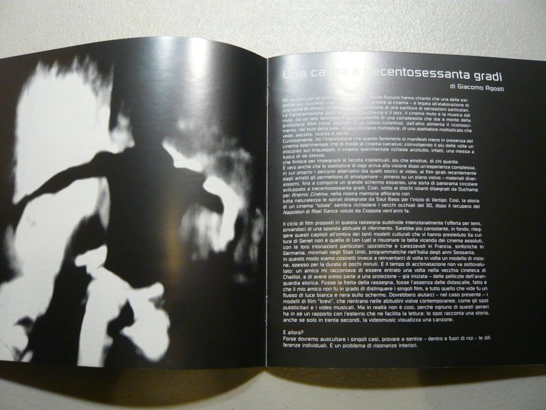 EXPERIMENTAL CINEMA, 1999[Link Project, cinema sperimentale