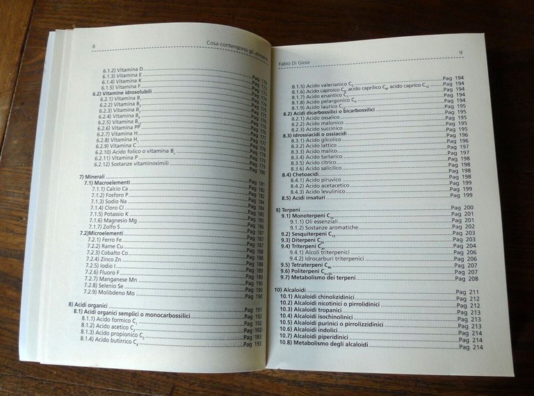 Fabio Di Gioia,COSA CONTENGONO GLI ALIMENTI,2015 Andromeda[alimentazione