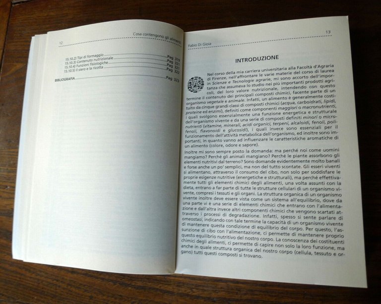 Fabio Di Gioia,COSA CONTENGONO GLI ALIMENTI,2015 Andromeda[alimentazione