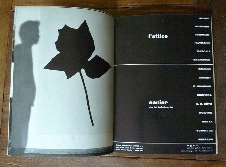 Fabio Sargentini,Galleria L’ATTICO 66 67,Roma 1967[ARTE CONTEMPORANEA